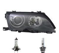 Xenon Fari Sinistro Nero D2S/H7 Per BMW 3 Serie Touring E46 Inclusi Lampadine