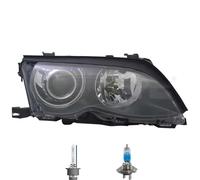 Xenon Fari Sinistro Nero Inclusi Lampade Premium Per BMW 3 Serie Touring E46