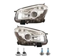 Xenon Faro Set Incl. Osram Lampade D1S H7 per Nissan Qashqai + 2 I J10