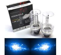 Hid Xenon D2S Due Lampadine Testa Luce 10000K Blu Bi-Xenon Ricambio Lampada Beam