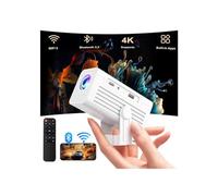 XENPONAD Mini proiettore con WiFi e Bluetooth, 1080P supportato Smart Proiettore con app integrate, proiettore cinematografico per esterni Display da 150 pollici, Keystone automatico, proiettore a