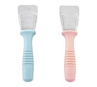 XENQITO 2 Pcs Accessori per Frigorifero in Plastica Rigida Raschietto per Ghiaccio Scongelare Paletta Paletta Ghiaccio per Ghiaccio Congelatore Strumento per Raschietto per Frigorifero Durevole Pulito
