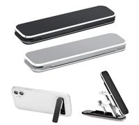 XENQITO 2 Pezzi Cavalletto per Telefono Cellulare, Supporto per Telefono in Alluminio Verticale e Orizzontale per Scrivania, Cavalletto, Supporto per Telefono Regolabile Compatibile con iPhone, iPad