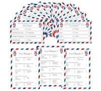 Xenseou America Friendly Feud Game,Divertente 4 luglio Party Games, Independence Day Trivia Game, Family Feud Quiz Holiday Games for Group FHJ-SC01