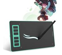 XENX P1 MacOS e Android supportato da disegno grafico Tablet P1-640 6x4" con 6 tasti di scelta rapida, 8192 livelli di pressione Penna senza batteria per arte digitale, design, vernice, gioco OSU