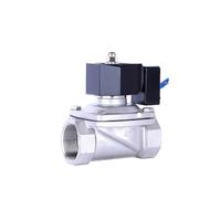 XEOWHUPG Elettrovalvola elettrica a Risparmio energetico normalmente Chiusa, Bobina filettata Femmina in Acciaio Inossidabile, alimentabile 24 Ore su 24, 12 V, 24 V, 220 V.(Nbr-seal-24vdc,0.5 inch)