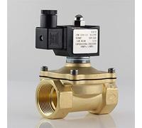 XEOWHUPG Elettrovalvola normalmente Chiusa, valvola for Acqua, IP65, Bobina Completamente Chiusa, AC220V, DC12V, DC24V, G3/8; G1/2; G3/4; G1; G1-1/4; G1-1/2; 1 pz.(220v,0.75 inch)