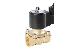 XEOWHUPG Elettrovalvola Subacquea a Comando Diretto in Ottone da 1-1/4" DN32 Elettrovalvola for Acqua IP68 12V 24V 22DC24V DC12V Grado di impermeabilità IP68(12VDC-Closed)