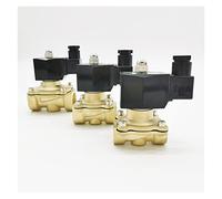 XEOWHUPG Valvola solenoide for Acqua e Gas normalmente Chiusa IP65 Bobina Completamente Chiusa G3/8; G1/2; G3/4; G1; G1-1/4; G1-1/2; G2; AC220V DC12V 24V(Ac110v,0.5 inch)
