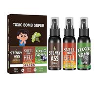 Xepasiay Spray Liquido Puzzola,3 Pezzi Scherzo Divertente e Irresistibile - Odore Intenso per Scherzi,per Festa Casa Cucina Scuola Aula College Ufficio Celebrazione Vacanza Riunione di Famiglia