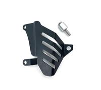 Xerial Copertura di protezione del sensore della leva del cambio sinistro per Yamaha MT09/SP Tracer 900 9 GT 2021 2022 2023 2024 MT-09 Griglia nera (senza logo)