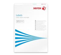 Xerox 003r97407 Etichette per indirizzi, 105 X 37 mm confezione da 100 fogli DIN A4 = 1.600 Etichette con angoli arrotondati, bianco