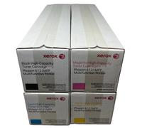 XEROX 4 TONER ORIGINALI NERO CIANO MAGENTA GIALLO HC PER PHASER 6121MFP [A BOX]