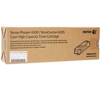 Xerox Cyan Toner Cartridge, Phaser 6500, Workc - Laser Toner & Cartridges (Phaser 6500, Workc, Laser cartridge, 2500 pages, Cyan, 1 pc(s))