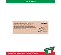 Xerox Yellow Toner Cartridge, Phaser 6500, Wor - Toner per stampanti laser, Phaser 6500, Wor, Laser Cartridge, 2500 pagine, giallo, 1 pezzo (S)