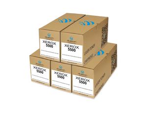Xerox toner 5x 5500 113R00668 compatibile Phaser 5500B 5500N 55 Duston Nero