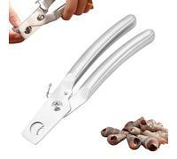 xEstrattore di coda di lumaca in acciaio - Strumento di taglio della coda, forbici per lumaca | rimozione della coda di lumaca in acciaio inox, strumento antiscivolo per frutti di mare, gadget da