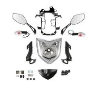 XEXJHQQ Per FZ1N 2006-2012 Faro Anteriore | Kit staffa per indicatori di direzione per specchietto retrovisore per gruppo faro moto Motociclo Faro