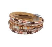 Xeyau Brecelet in pelle occidentale per le donne abiti da concerto country per le donne cowboy chic boho cowgirl gioielli accessori moda, 7.5, Pelle, Nessuna pietra preziosa