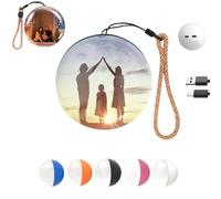 Xeyrlo Sfera di memoria natalizia 2026, sfera di memoria, sfera di cristallo personalizzata 3D per video, decorazione di memoria, lettore LED WiFi, regalo per anniversario, compleanno, Natale (bianco