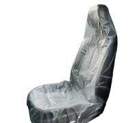 XEYYHAS 100 coprisedili usa e getta per auto, in plastica, antipolvere, universali, 140 x 80 cm, in plastica trasparente