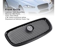 XF-R Style Front Bumper Grill Grille Per Jaguar XF 2012-2015 Gloss Black T0