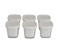 Tefal Moulinex set 6x vasetti vetro yogurth yogurtiera Multi Delices YG65 CuCo