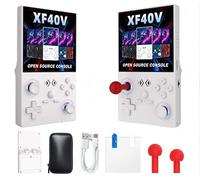 XF40V Console di gioco portatile retrò, console per videogiochi con 64 G integrati 18000+ giochi, ricaricabile da 4000 mAh, supporta oltre 30 simulatori, sistema Linux, tasca portatile con schermo IPS