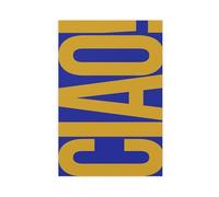 XFATGIA Ciao Font - Poster su tela, stile retrò, decorazione per camera da letto, ufficio, camera da letto, regalo, 30 x 45 cm