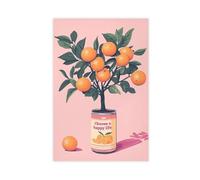 XFATGIA Poster estetico ispiratore rosa, dipinti murali felici, dipinti da parete su tela, per amore di sé, decorazione per camera da letto, paesaggio, ufficio, camera da letto, regalo, 50 x 75 cm