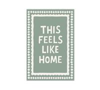 XFATGIA Poster su tela con stampa "The Feeling of Home Is Like A Print, The Feeling of Home Is Like A", per camera da letto, ufficio, camera da letto, regalo, 20 x 30 cm