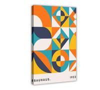 XFATGIA Poster su tela, motivo: Bauhaus, decorazione per camera da letto, ufficio, camera da letto, regalo, 30 x 45 cm