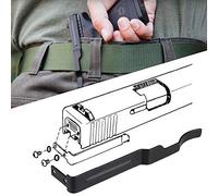 XFC-QGD, Nascosta clip cintura pistola for Glock scorrere for armi Glock 19 22 23 17 24 25 26 27 28 30S 31 32 33 34 35 36 avanti diapositive clip Pistola ( Colore : Nero )
