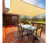 XFDGFJHHG Canopato for tonalità solare, tessuto for esterni for outdoor beige, personalizzato disponibile, 3×3m 4×6m 6×8m, con kit hardware, for mazzo, patio, pergola, cortile all'aperto(4x8m)