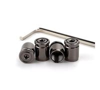 XFEU_sp 4 Pezzi Tappini Gomme Auto per AU-di A3 Sportback 2008-2024 2025, Tappi Valvole Pneumatici Auto, Tappi Pneumatici Auto, Tappi Valvola A Prova di Perdita Anti-Furto Antipolvere,B