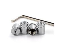 XFEU_sp 4 Pezzi Tappini Gomme Auto per KIA K2 2011-2023 2024 2025, Tappi Valvole Pneumatici Auto, Tappi Pneumatici Auto, Tappi Valvola A Prova di Perdita Anti-Furto Antipolvere,C