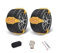 XFEU_sp Catene da Neve per Nissan Aura e-Power E13 2021-2023, Catena Antiscivolo, Catene da Antiscivolo per Pneumatici, Regolabili per Ghiaccio Neve su Roccia Occasioni per 165mm - 265mm