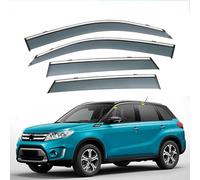XFEU_sp Deflettori d'Aria per Suzuki Vitara 2015-2023 2024 2025, Deflettori Aria, Deflettori Auto, Parapioggia, Deflettori Integrati Antivento Antipioggia Sole Accessori