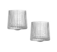 Xfeyaqlo Bicchieri Whisky Set di 2 Bicchieri Rum Il Piano del Tavolo Può Ruotare di 360 Gradi, Relax e Decompressione per Uomo, 160ml (A Scacchi)