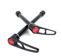 XFGtureIO Rilasci Rapidi per Bicicletta Disco Road Brake Skewer Release Quick Axle Titanium 149G Fronte 12 * 100mm Posteriore 12 * 142mm