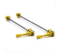 XFGtureIO Rilasci Rapidi per Bicicletta Titaninum Ley Ultra-Light Bicycle Bicyclea Quick Release Mountain Bikes Ti Axis Skywer Leva Anteriore 100 Posteriore 130 / 135mm for MTB Bike Hub