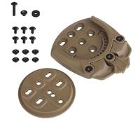 XFLHXY Adattatore per Fondina Tattica, Adattatore per Piattaforma a Gamba Cadente, Adattatore per Fondina Modulare con Bloccaggio Rapido Girevole a 360 Gradi, Accessori di Base(Brown)