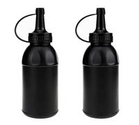 XFLHXY Confezione da 2 Bottiglie Rotonde Portatili da 800 ml per Riporre Perline Giocattolo, Porta Perline Leggero e Comodo per attività All'aperto e Viaggi, Materiale per Un Facile Trasporto(400ml)