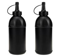 XFLHXY Confezione da 2 Bottiglie Rotonde Portatili da 800 ml per Riporre Perline Giocattolo, Porta Perline Leggero e Comodo per attività All'aperto e Viaggi, Materiale per Un Facile Trasporto(600ml)