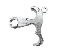 XFLHXY Dispositivo di Rilascio per Fionda Portatile in Acciaio Inossidabile Impugnatura di Rilascio per Fionda Accessori per Tiro a Segno e Pesca Freccette per Tiro a Segno