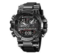XFLHXY Orologi Sportivi Digitali da Uomo Alla Moda e Colorati, Impermeabili, Orologio da Polso Maschile, Orologio Militare Elettronico da Uomo con Doppio Display(Color8)