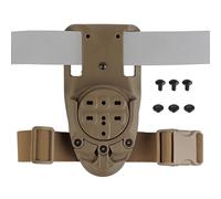 XFLHXY Sistema di Aggancio Rapido Dell'adattatore per Fondina da Cintura Tattica, Base Modulare in Nylon con Sgancio Rapido per Accessori da Caccia con Piattaforma Fondina(Brown)