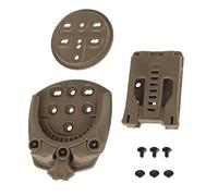 XFLHXY Sistema di Aggancio Rapido per Fondina Tattica, Passante per Cintura, Angoli a 360 Gradi, Adattatore per Fondina con Piattaforma per Gamba Cadente(Black)