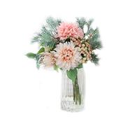 XFLSDHGD Fiori e vasi Artificiali Silk Hydrangea Fiori Finti Famiglia Hydrancea Decorazione Nuziale Decorazione per Bouquet Centrotavola per la Festa della Festa di Matrimonio