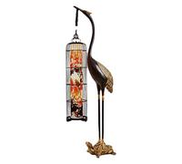 XFLSDHGD Lampada da Pavimento Lampade del Soggiorno Nuovo Lampada da Pavimento Cinese Crane Lantern Hotel Tea Room Soggio